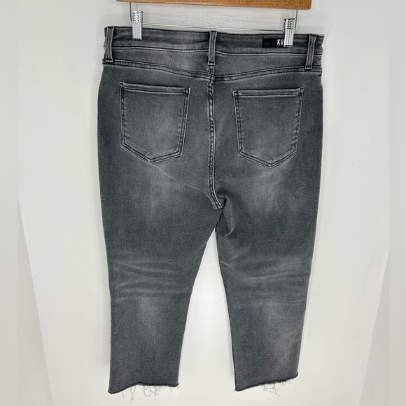 Kut From The Kloth Reese Jeans Size 10 High Rise Fab Ab Ankle Straight Leg 33x23 - Picture 7 of 13